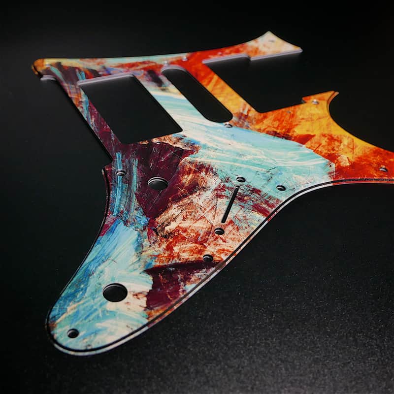 Artistic Splashes / Ibanez Pickguard & Tremplate / RG Series / Jem Jr. / Graphic / Stormguitar