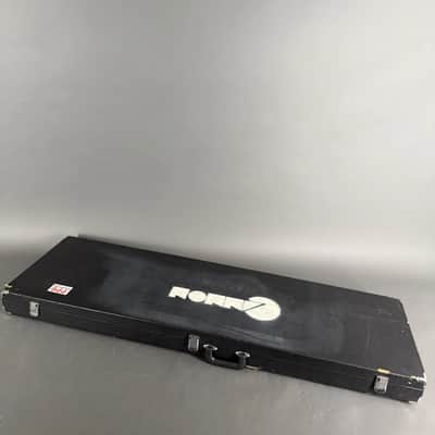Aria Pro II ZZB Deluxe Explorer Bass Black Yellow Zebra / Tiger image 16