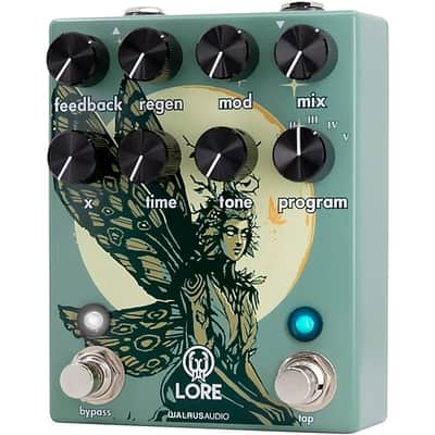 Walrus Audio Lore Reverse Soundscape Generator Delay/Reverb/Pitch/Modulation Effects Pedal 2024 - Green image 4