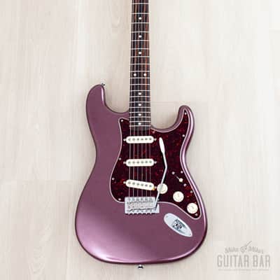 2013 Fender + MJT Stratocaster Partscaster Classic 60s Neck & Burgundy Mist Lacquer Body w/ Case image 2