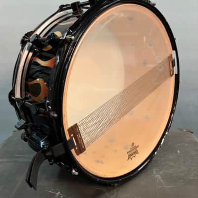 Spaun 22/22/8/10/12/14/16/6.5x14" Drum Set w/ May Mic System - Flame On image 13
