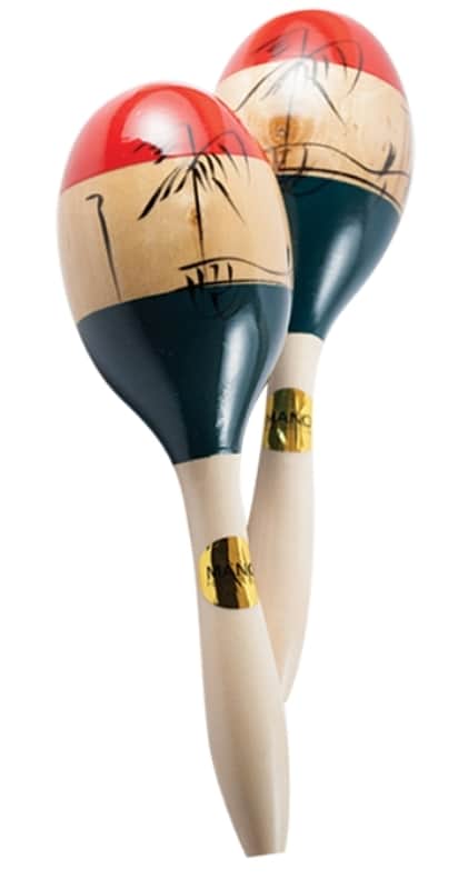 Mano Percussion #MP-WM-TRD - Wooden Traditional Maracas, Pair image 1