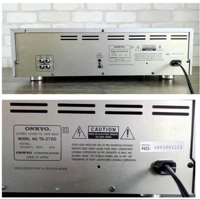 ONKYO Integra TA-2760 Rare Vintage Cassette Deck Japan 1990s Serviced Warranty image 8