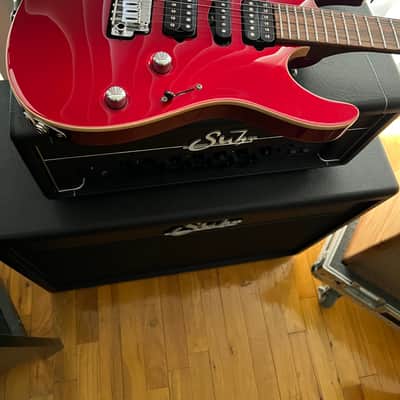 Suhr Custom Modern Carved Top Candy Apple Red image 2