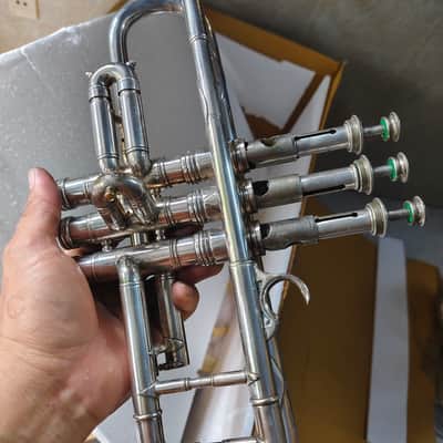 Selmer balanced trumpet 1957 S/N 18719 1957s - Silver plating image 12
