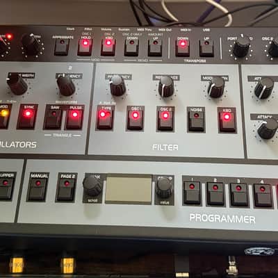 Oberheim OB-X8 Desktop 8- Module Synth - Black with Wood Sides