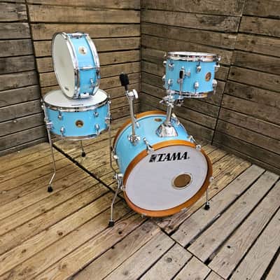 Drum Kit Tama Club JAM, Aqua Blue Includes Gigbags USED! RKCLM280726 image 3