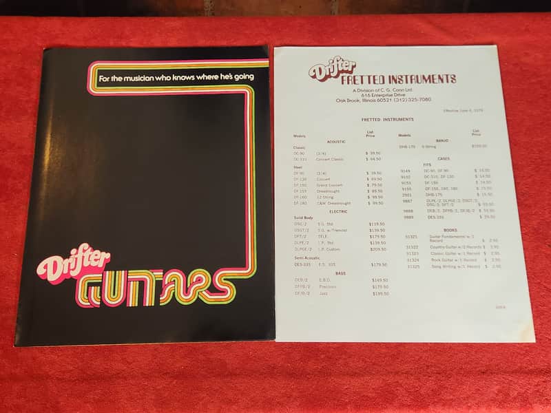 Vintage 1976 Drifter Catalog and Price Sheet Set #1 image 1