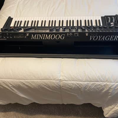 Moog Minimoog Voyager XL 61-Key Monophonic Synthesizer 2015 Limited Edition Black Tolex image 2