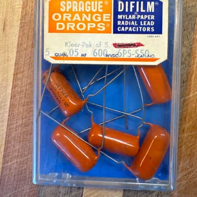 Sprague Orange Drop capacitors NOS - NOS 0.05 image 1