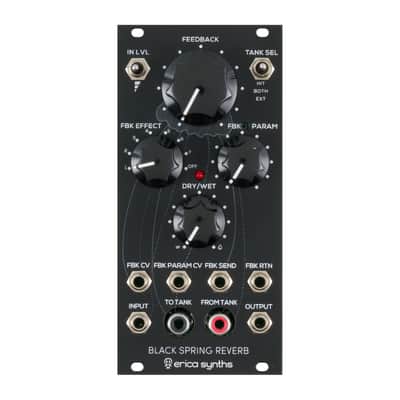 Erica Synths Black Spring Reverb Eurorack Spring Reverb [USED] image 1