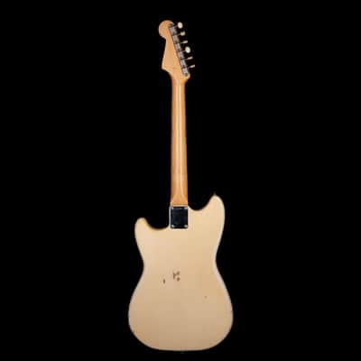 Vintage 1963 Fender Duo-Sonic Olympic White with OHSC image 15