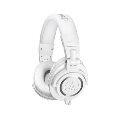 Audio-Technica ATH-M50xWH Professional Monitor Headphones (White) image 1