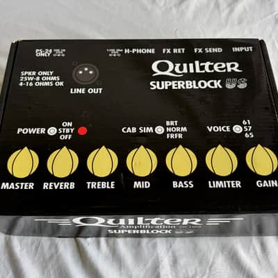 Quilter SuperBlock US 25-Watt Pedalboard Guitar Amp 2021 - Black image 6