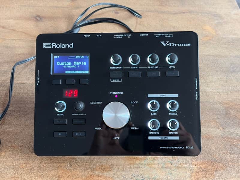 Roland TD-25 Drum Sound Module 2015 - 2020 - Black image 1