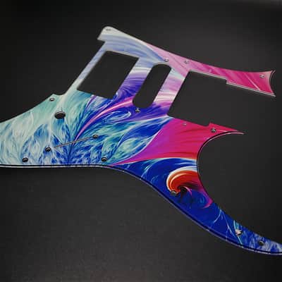 Fractal #1 / Ibanez Pickguard / RG350 / JEMJR / Graphic / Stormguitar image 5