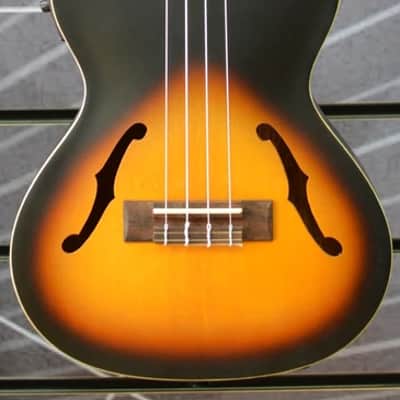 Kala Archtop Tobacco Burst Satin Tenor Ukulele image 6