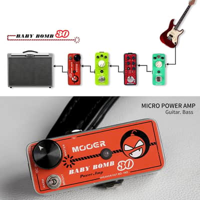 MOOER Baby Bomb 30 30W Power Amp Micro Pedal (Price includes the import duty for US buyer) image 4