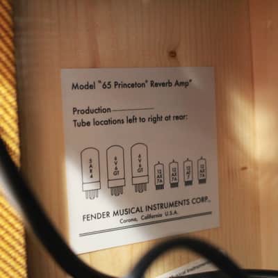 2024 Limited Edition Fender '65 Princeton Reverb Reissue "Lacquered Tweed" FSR - 12w 1x12" Guitar Combo image 18