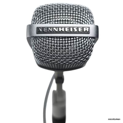 Sennheiser MD421-N 80s Vintage Dynamic Microphone. Clip. Case. Adapter Cable. MD421 Bild 4