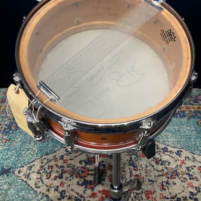 Steve Smith's Journey, David Frangioni Collection, Slingerland "Jamo Special"- 5.5x14" Radio King. SIGNED! #073. (DF2 Sling #1) image 20
