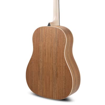 Applause AAS-69-R Applause Jump Series Dreadnought Slope Shoulders Solid European Spruce Top Maple Neck 6-String Acoustic Guitar - Lipstick image 3