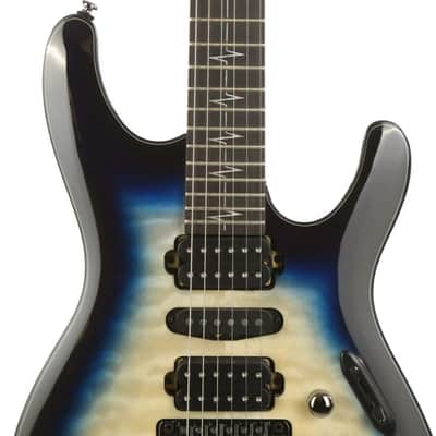 Ibanez JIVAJR-DSE Nita Strauss Signature 6-String Solid Body Electric Guitar with Ebony Fretboard, Right-Handed, Deep Sea Blonde image 4