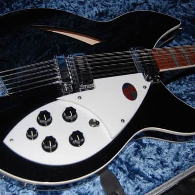 UNPLAYED! Rickenbacker 360/12c63 Jet Glo Electric Guitar - Original Hardshell Case! image 6