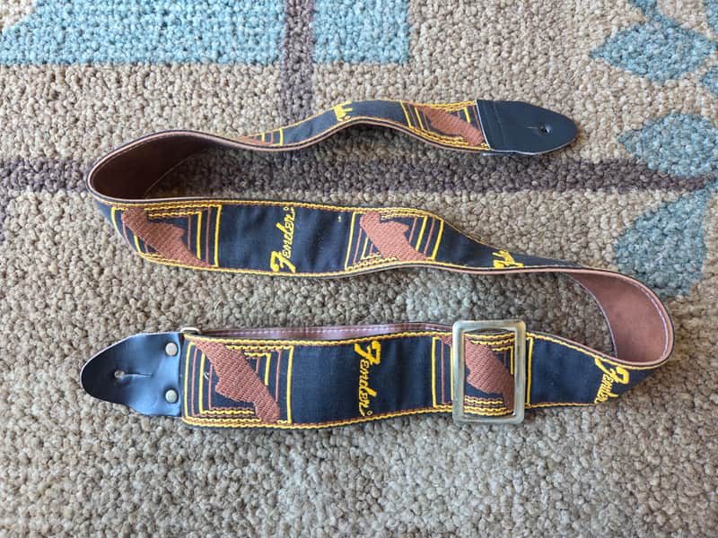 Vintage 1970's Fender Guitar, Bass Strap! Original Case Candy for Stratocaster, Telecaster! image 1