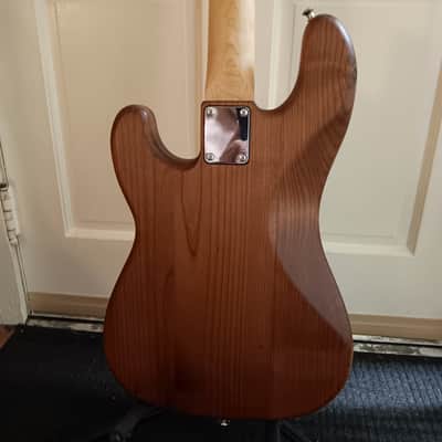 Custom Built Precision Bass - Warmoth Roasted Alder - Rosewood on Maple Neck - Tonerider Pickup image 7