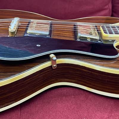 Ventura V-1502 Al Ciaola Copy Electric Guitar 1970's - Walnut w/ Case Made in Japan image 6