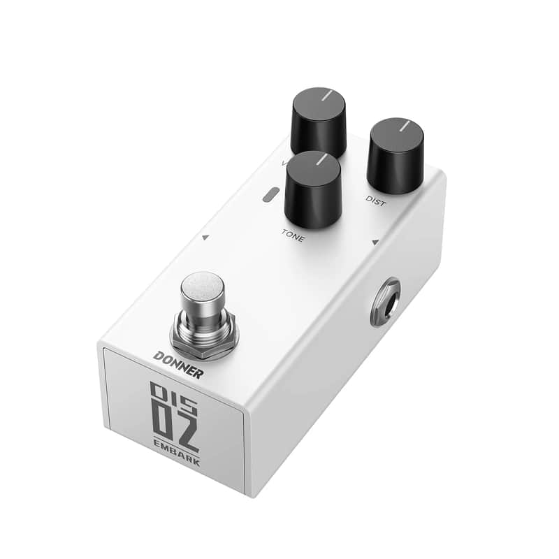 New Donner EMBARK 02 Distortion Analog Guitar Effects Pedal image 1