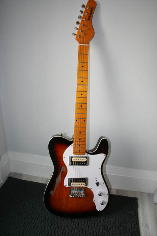 GEARit Thinline Semi-Hollow Body GTL-200 Shoreline 2024 - Sunburst image 1