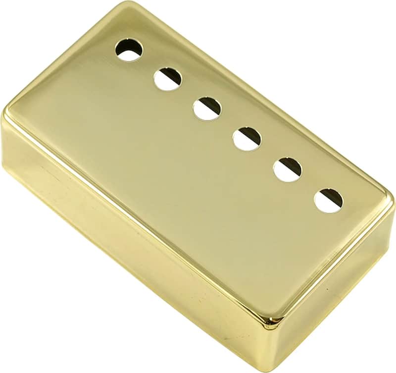 WD Metal Open Humbucker Pickup Cover Gold 50 mm (10) image 1