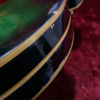 c.1960s Greco/Fujigen GR973SP MIJ Vintage Hollow Body Guitars Rare “Green Burst” image 10