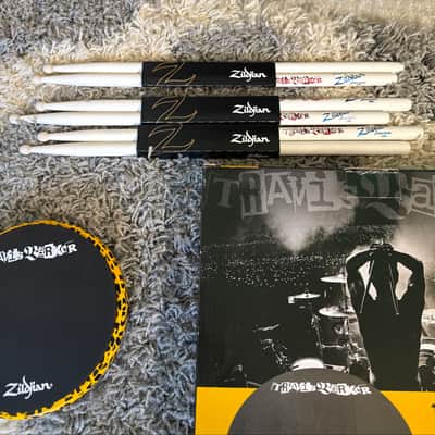 Zildjian Travis Barker Signature 12”pad and Signature Sticks image 3