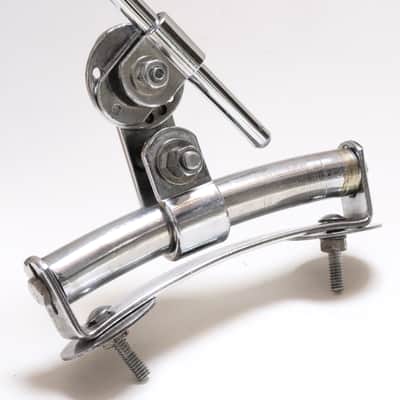 Gretsch Rail Consolette Mount, 8" Long Spade Arm, Diamond Plate Tom Mount, No Slippage - 1960s / INSPECTED & TESTED image 2