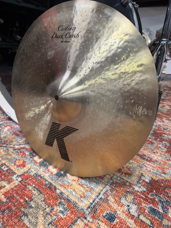 Zildjian 18" K Custom Dark Crash Cymbal 1995 - Present - Traditional image 1