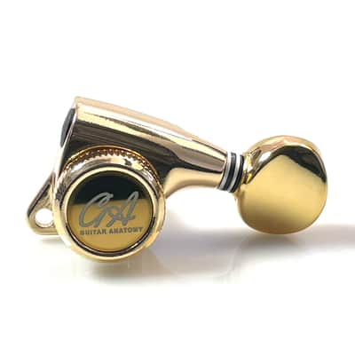 Tuners for Stratocaster and Telecaster Guitars - GA05 Machine Heads - Chrome 6-in-line RH image 4