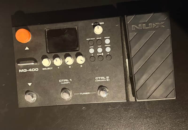 NuX MG-400 Modeling Guitar & Bass Processor 2022 - Present - Black image 1