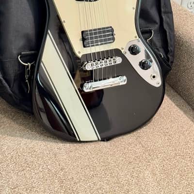 Vintage Indy Custom Shop Elite IC-S100 Black MUSTANG with Competition Stripe! image 5
