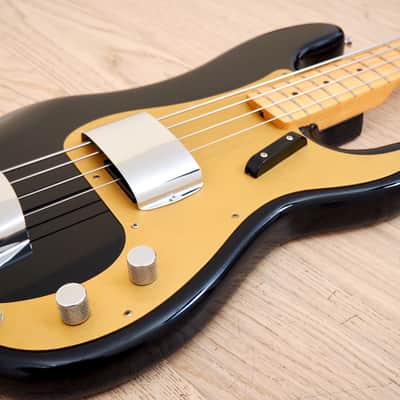 1983 Fender Precision Bass '57 Vintage Reissue Fullerton Black Over Fiesta Red 100% Original w/ohc image 8