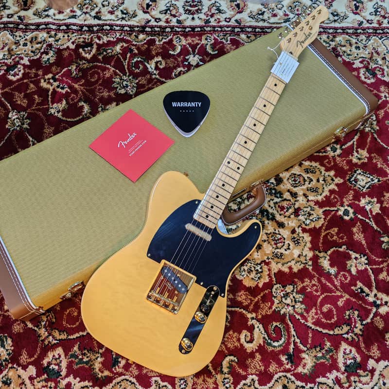 *NEW IN BOX* 2026 Fender Japan Limited Edition 75th Anniversary 1951 Telecaster Butterscotch Blonde w/ Quilt Top, Fender Flagship Tokyo Store Exclusive Model 🔥