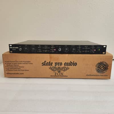 Slate Pro Audio Fox 2-channel Microphone Preamp 1073-style mic pre image 1