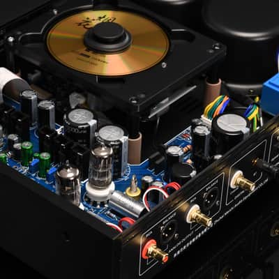 Yaqin C9 Tube CD Player, Balanced Output, High Definition, with Decoder 9038 2025 - Black image 7