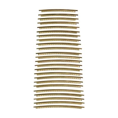 Hosco Phosphor Bronze Gold Style Medium/Medium Jumbo Fretwire Pack of 24 (1.2 mm, 2.4 mm)