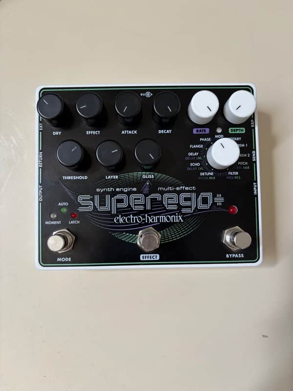 Electro-Harmonix Superego Plus Synth Engine/Multi Effect 2017 - Present - Black/Purple/Green image 1