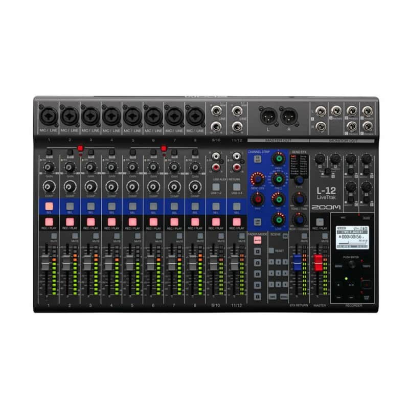 Zoom LiveTrak L-12 12-Channel Digital Mixer and Multitrack Recorder image 1