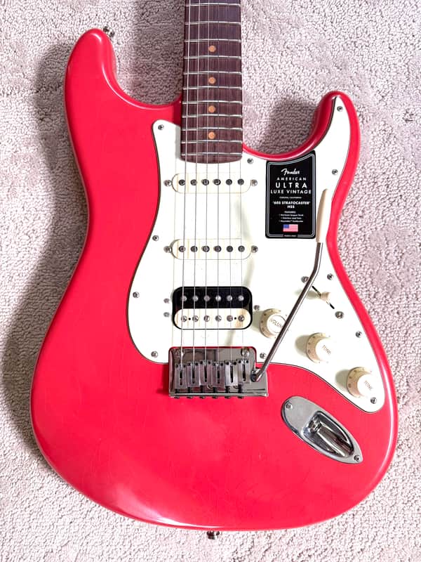 Fender American Ultra Luxe Vintage '60s Stratocaster HSS 2025 - Present - Fiesta Red