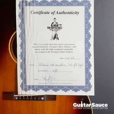 Gibson LG Acoustic Script Logo Norman’s Rare Guitars 1947 - Sunburst (Cod.1805VG) image 11